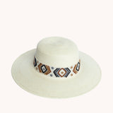 Spanish White Palm Leaf Straw Hat