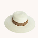 Spanish White Palm Leaf Straw Hat