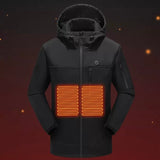 LITEGUEST Softshell 10-Zone Heated Jacket Waterproof for Winter