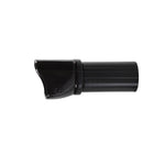 Seaguide carbon fiber hood and nut, black cylindrical cap with flared opening