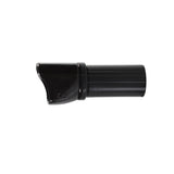Seaguide carbon fiber hood and nut, black cylindrical cap with flared opening