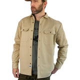 Lined Yukon Flannel Shirt Jacket, Tan