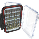Dry and Nymph Fly Assortment, 66 Flies | 2 Sided Fly Box | Wild Water Fly Fishing