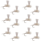 Parachute Light Cahill Classic Trout Dry Fly Fishing Fly - 1 Dozen Hook Size 16