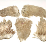 India Hen Back feather patch (Moonlit)