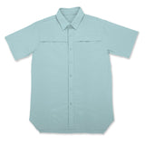 Short Sleeve Solid Lifestyle Button Down w/ REPEL-X