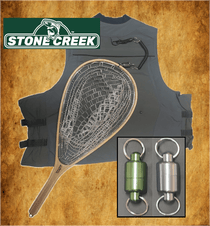Magnetic net release kit with green and gunmetal canisters and rings
