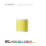 Hi-WRAP™ mono poly thread spool, yellow 4 oz