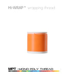 Hi-WRAP™ mono poly thread spool, orange peel 4 oz
