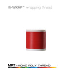 Hi-WRAP mono poly thread spool, red, 4 oz