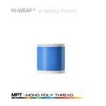 Hi-WRAP™ mono poly thread spool, bright blue 4 oz