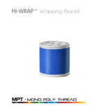 Blue mono poly wrapping thread spool