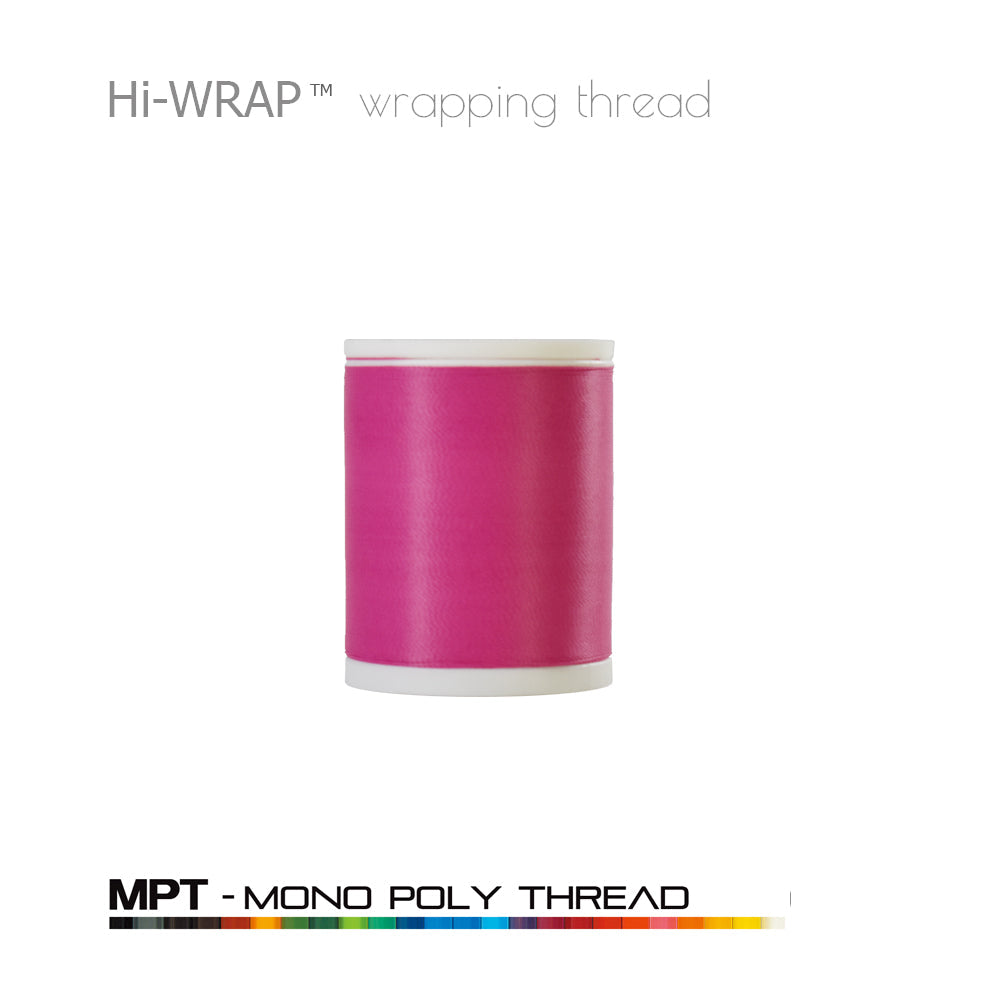 Hi-WRAP mono poly thread spool, magenta pink, 4 oz
