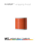 Hi-WRAP mono poly thread spool, orange, 4 oz