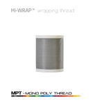 Silver-gray mono poly thread spool, Hi-WRAP™ 4-oz