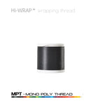 Hi-WRAP™ mono poly thread spool, black 4 oz