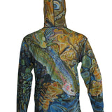 Magic Waters Rainbow Trout Graphic Fishing Hoodie