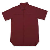 Short Sleeve Solid Lifestyle Button Down w/ REPEL-X