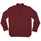 Long Sleeve Solid Lifestyle Button Down w/ REPEL-X