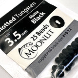 Moonlit Slotted Tungsten Beads (25 pack)