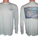 Men's Sun Protective Fishing Shirt Seagrass Green/Bonefish