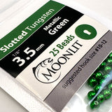 Moonlit Slotted Tungsten Beads (25 pack)