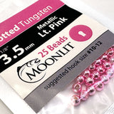 Moonlit Slotted Tungsten Beads (25 pack)