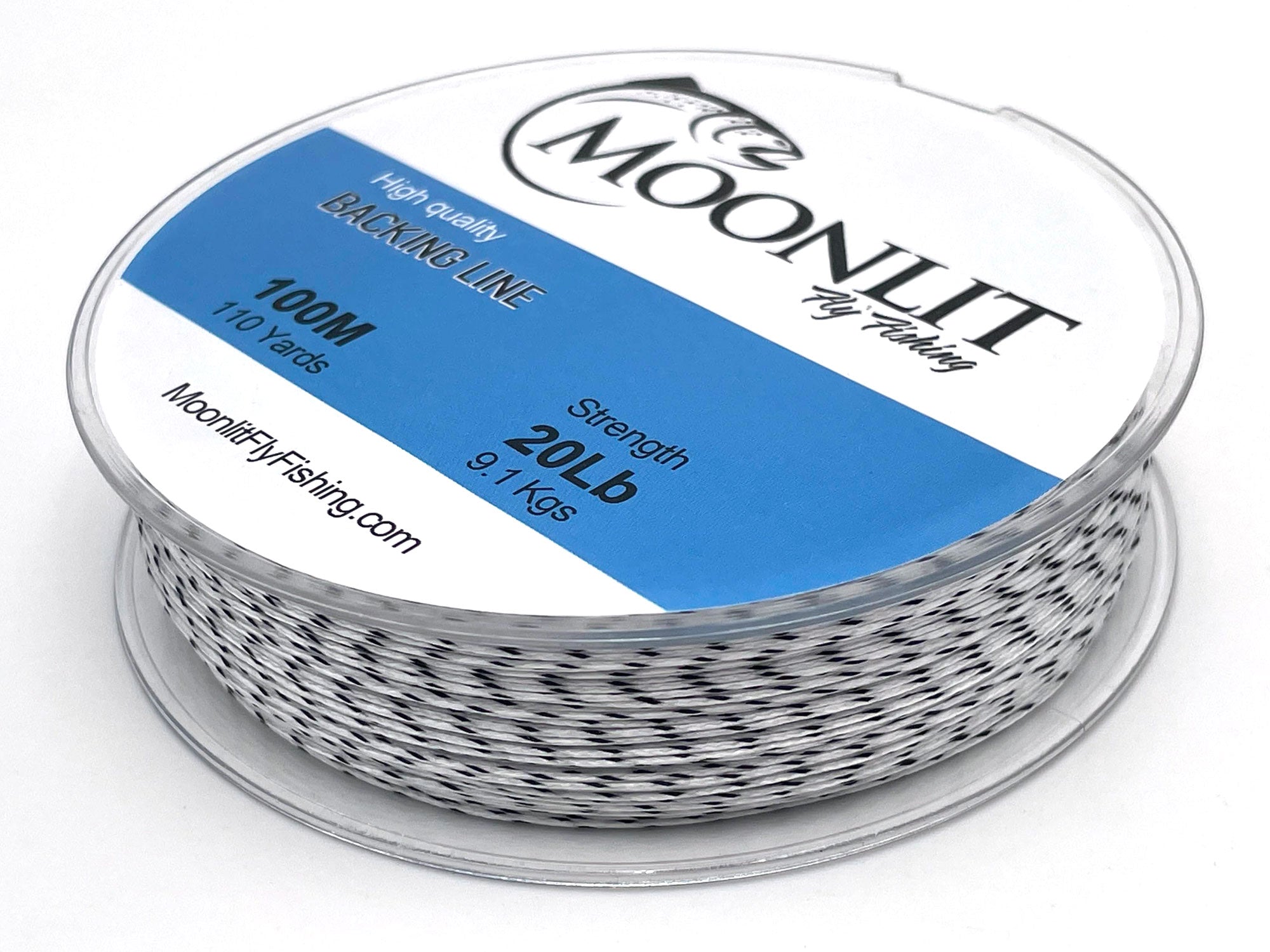 blue fly reel backing Dacron Line (FREE with Purchase) up guide Moonlit Fly Line Backing 30