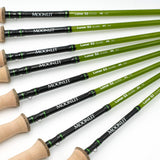 Moonlit Lunar S2-GLASS Fiberglass Fly Rod w/case
