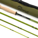 Moonlit Lunar S2-GLASS Fiberglass Fly Rod w/case
