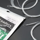 Mono Tapered Leaders with Welded Loop (Moonlit)