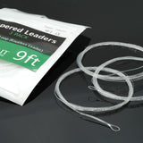 Mono Tapered Leaders with Welded Loop (Moonlit)