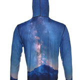 Mount Rainier Sun Protective Wildlife Graphic Hoodie