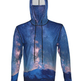 Mount Rainier Sun Protective Wildlife Graphic Hoodie