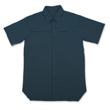 Short Sleeve Solid Lifestyle Button Down w/ REPEL-X