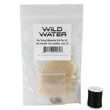 No Hackle Tan Caddis Fly Tying Material Kit, size 12 | Wild Water Fly Fishing