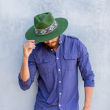 Hunter Green Western Hat