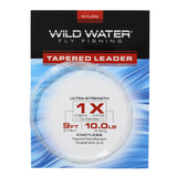1X Tapered Nylon Monofilament Leader, 9' | 6 Pack | Wild Water Fly Fishing