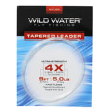 4X Tapered Nylon Monofilament Leader, 9' | 6 Pack | Wild Water Fly Fishing