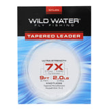 7X Tapered Nylon Monofilament Leader, 9' | 6 Pack | Wild Water Fly Fishing