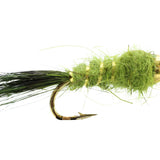Bead Head Flashback Nymph, Size 12 | Olive | Qty. 6 | Wild Water Fly Fishing