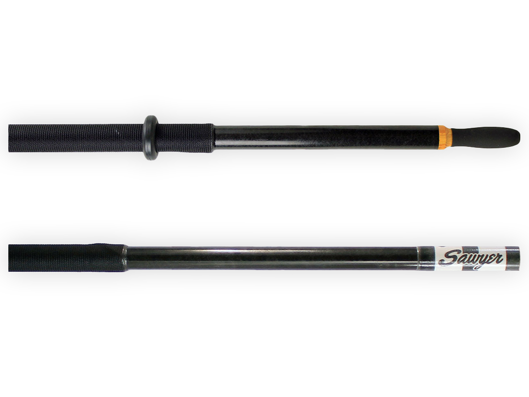 Sawyer Polecat tool with textured grip and orange end detail