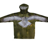 Owl Sun Protective Wildlife Graphic Hoodie