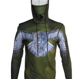 Owl Sun Protective Wildlife Graphic Hoodie