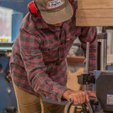 Grand Flannel, Burgundy