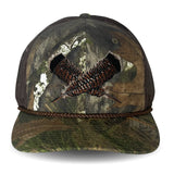 Mossy Oak Bottomland Turkey Feather Meshback Cap
