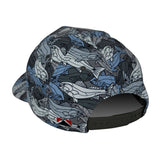 Redfish Stained Glass 5-Panel Trucker Rope Cap
