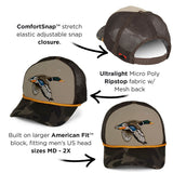 Drake Mallard Duck Hat 6-Panel Mesh back Rope Cap