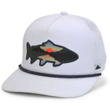 Sunset Fish Silhouette 5-Panel Performance Rope Cap