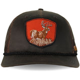 Wax Cloth Deer Patch Cap